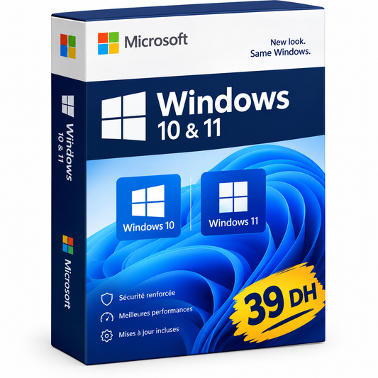 Activation Windows 10 & 11 – Clés Originales Microsoft au Meilleur Prix Maroc